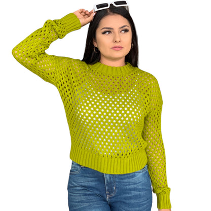 Sweater Tejido De Punto Calado