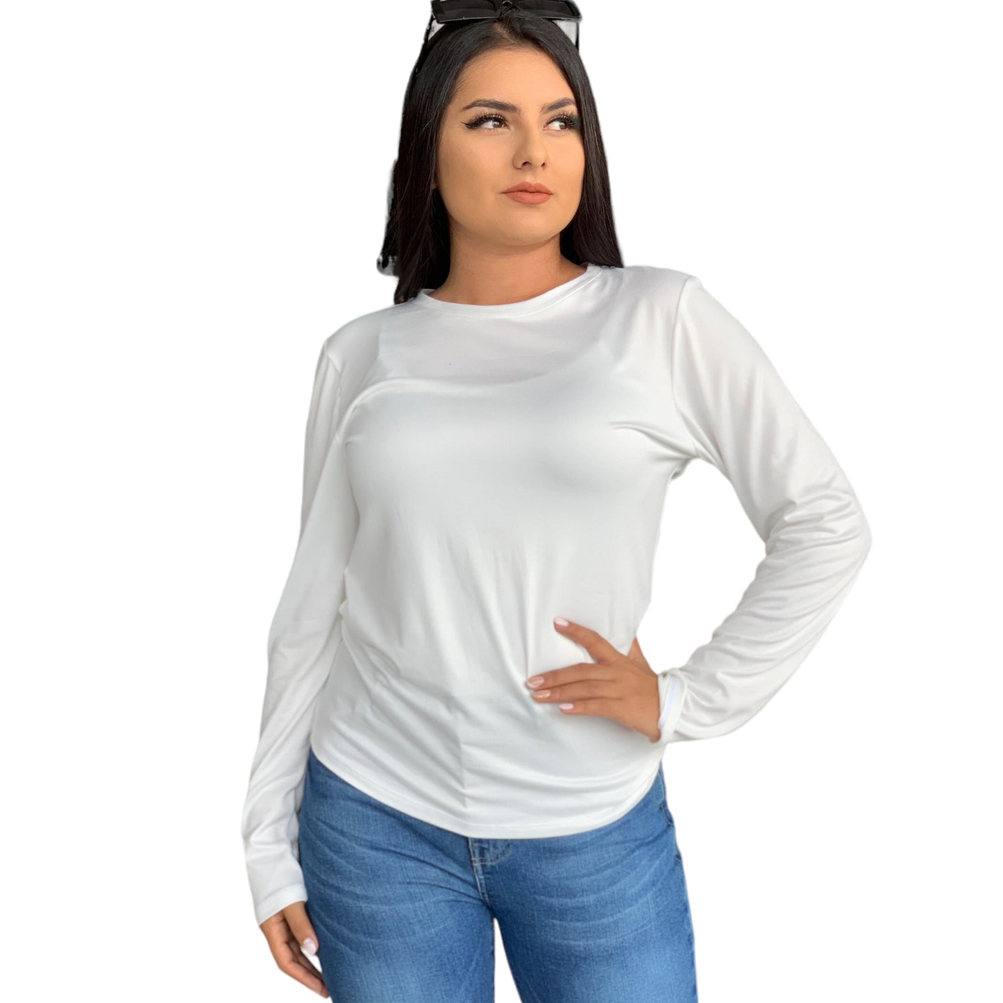 Blusa Basica Manga Larga